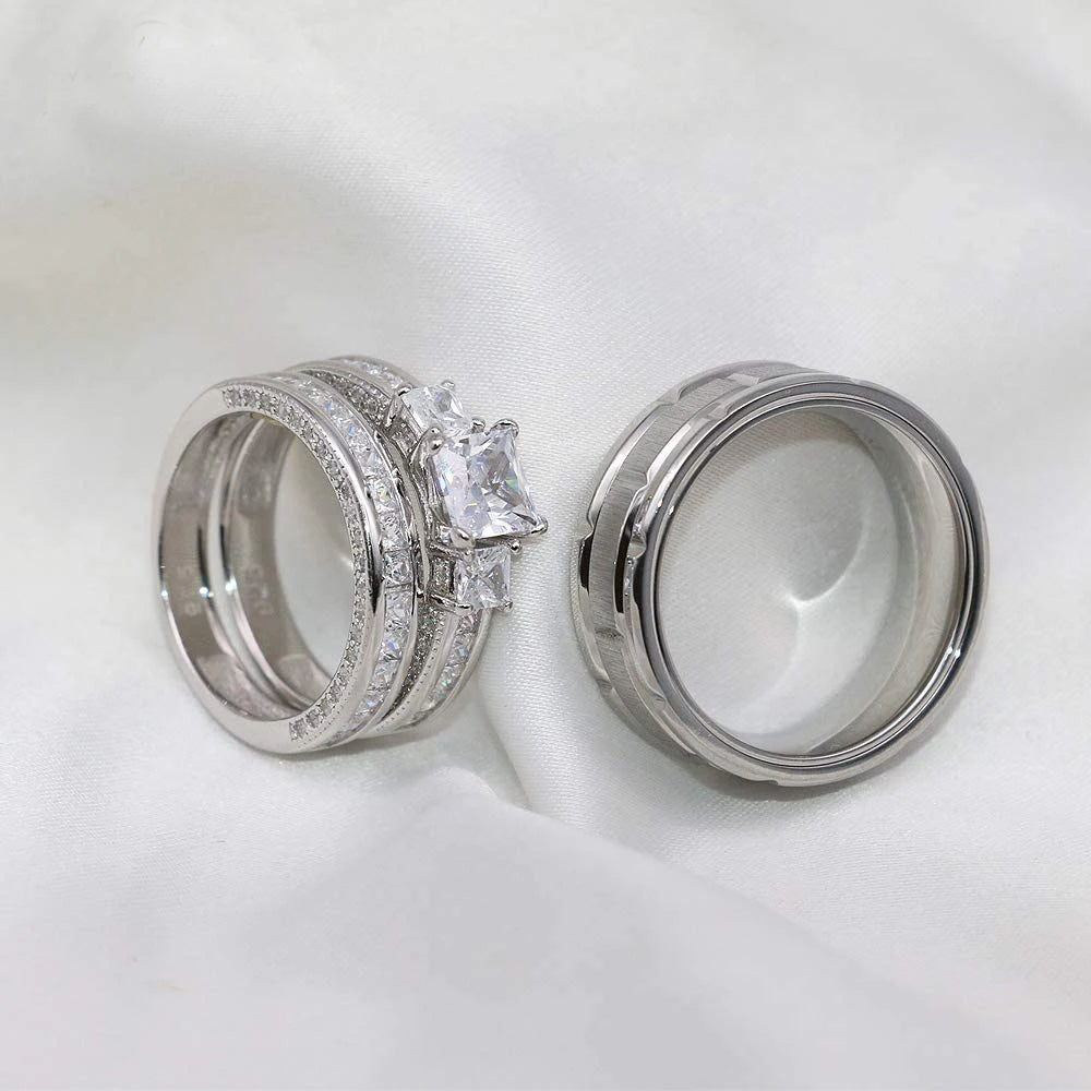 2 Set Couple Ring
