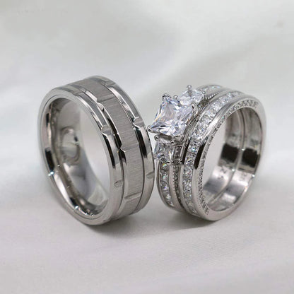 2 Set Couple Ring