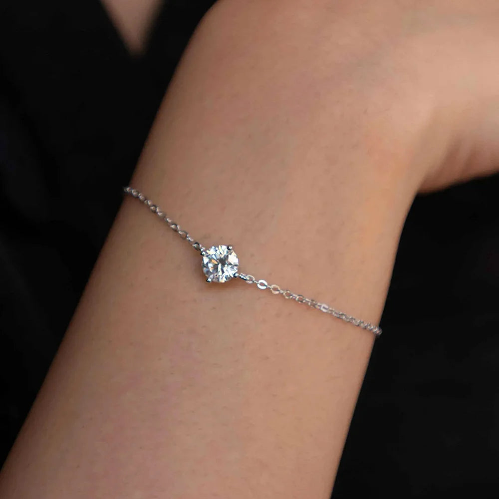 1 Carat Moissanite Bracelet